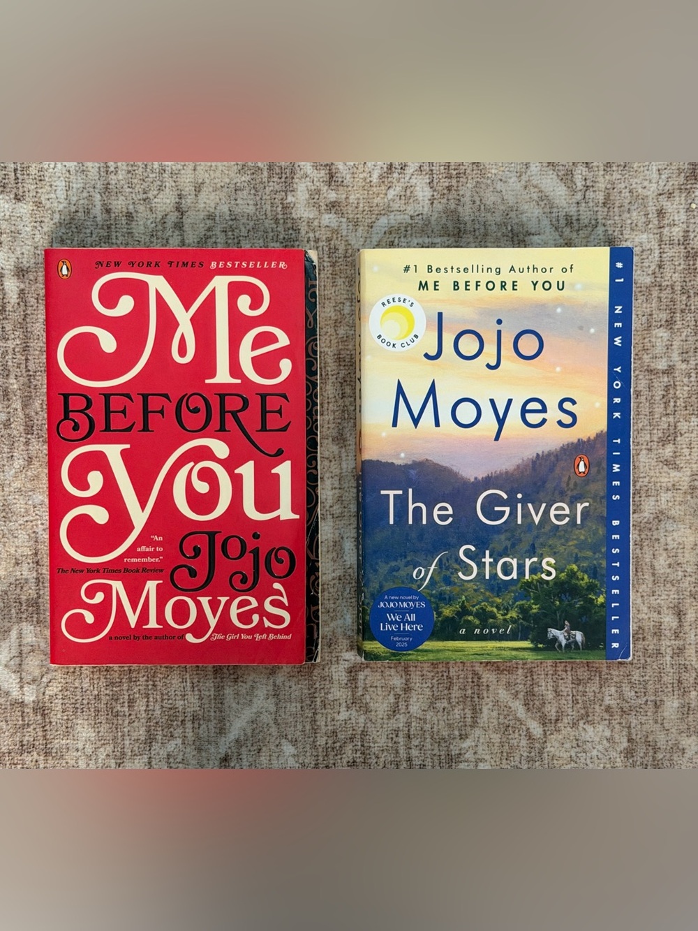 Me Before You & The Giver of Stars by Jojo Moyes Books 📚